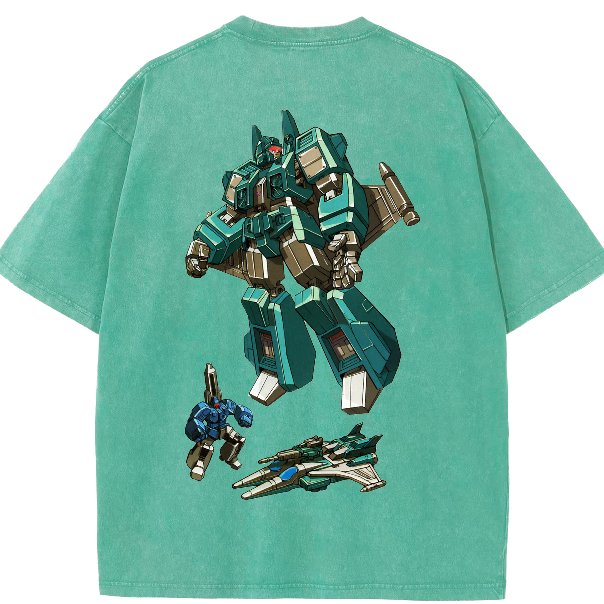 （画像用）  綿100% ヴィンテージ風 半袖Tシャツ（背面プリント）